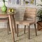 Bali & Pari Magy Modern Bohemian Grey Rattan and Natural Brown Finished Wood Dining Chair 209-12792 - alternate 9